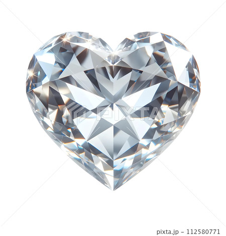 Heart shape diamond 112580771