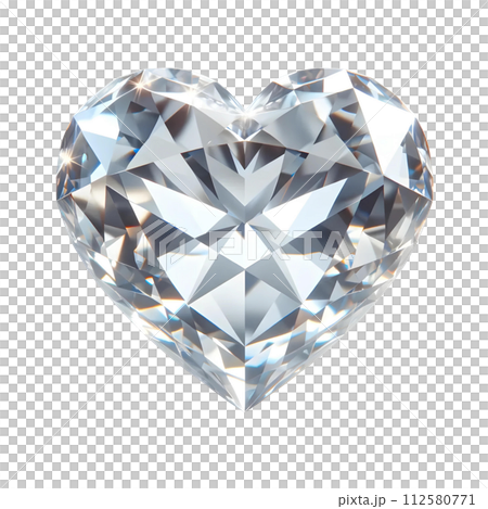 Heart shape diamond 112580771