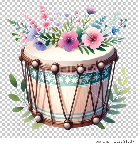 Bellaila Musical instrument with flowers Bellaila Musical instrument with flowers 112581337