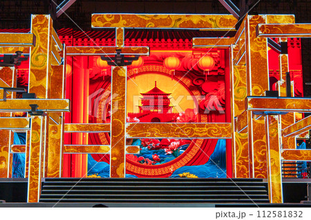 中国 西安市 大唐不夜城  112581832