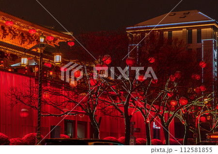 中国 西安市 大唐不夜城  112581855