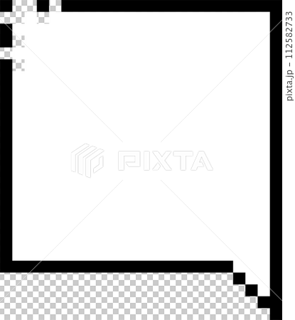 8bit retro game pixel black and white color speech bubble balloon icon sticker memo keyword planner text box banner, flat png transparent element design 8bit retro game pixel black and white color speech bubble balloon icon sticker memo keyword planner text box banner, flat png transparent element design 112582733