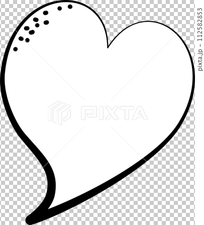 Black and white color speech bubble balloon, icon sticker memo keyword planner text box banner, flat png transparent element design 112582853