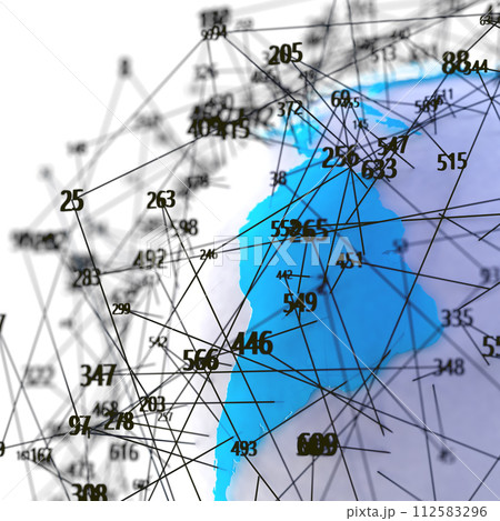 Global telecommunication and  cloud computing. 112583296