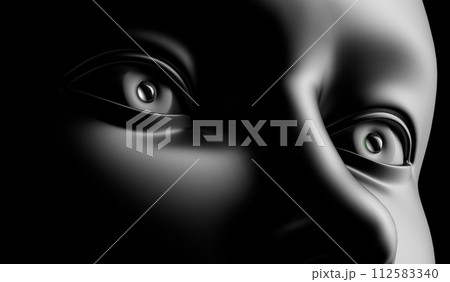 Metaverse AI artificial intelligence data analysis technology.3d illustration. Metaverse AI artificial intelligence data analysis technology.3d illustration. 112583340