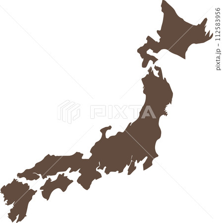 日本地図 112583956