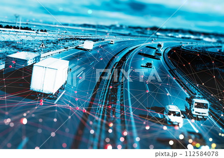 Autonomous transportation. Driverless automotive. 112584078