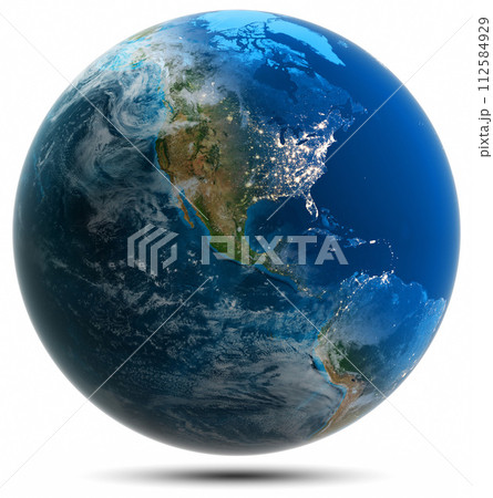 World globe - America, Canada, USA World globe - America, Canada, USA 112584929