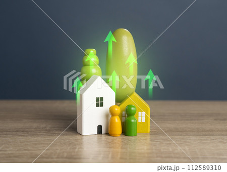 Home upgrade and improvement. House flipping. Energy efficiency, eco safety. Increase the resale property value. Rising real estate prices on the market. 112589310