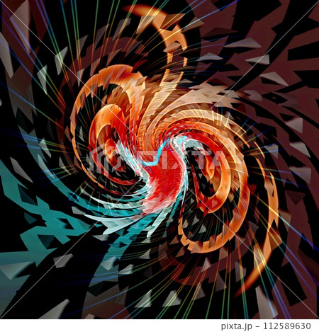 Abstract coloring background of the gradient with visual wave and lighting effects, good for your project design 112589630