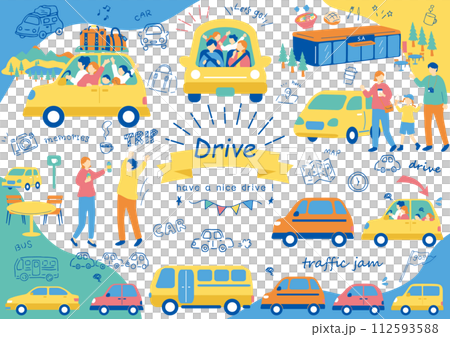 ドライブを楽しむ人達 ドライブを楽しむ人達 112593588