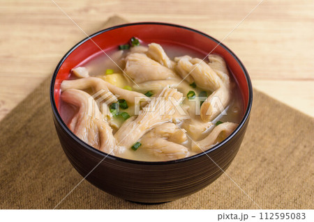 たもぎ茸の味噌汁 112595083
