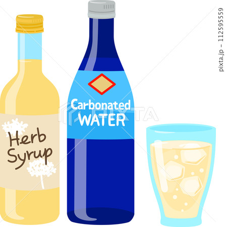 シロップのソーダ割り 112595559