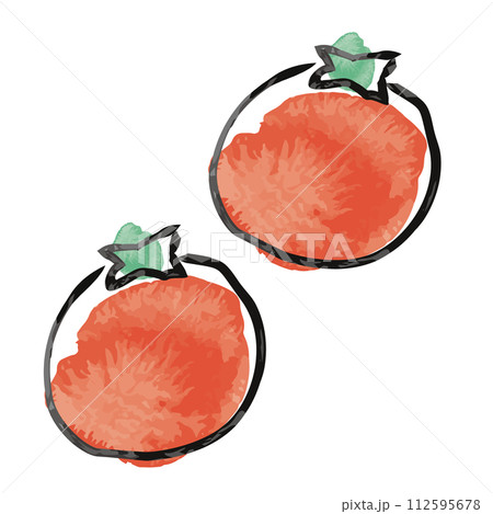 水彩画 トマト 赤色 手描き watercolor】-tomatoes-・ω・トマト【水彩】 - YouTube