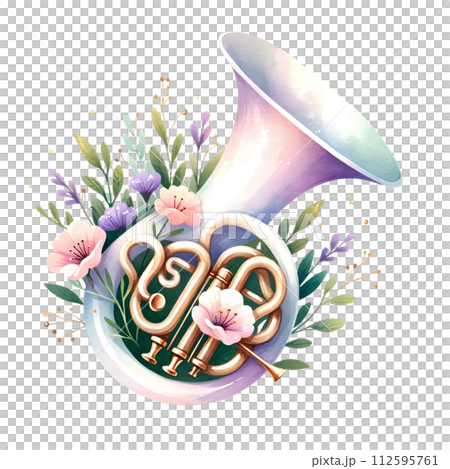 French horn 112595761