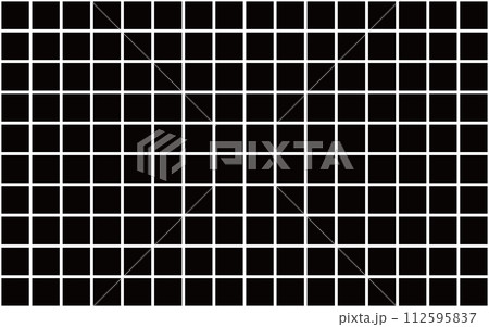 黒色のタイルの背景 黒色のタイルの背景 112595837