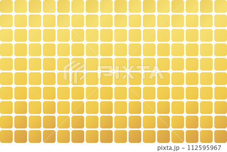 角が丸いゴールドのタイルの背景 角が丸いゴールドのタイルの背景 112595967