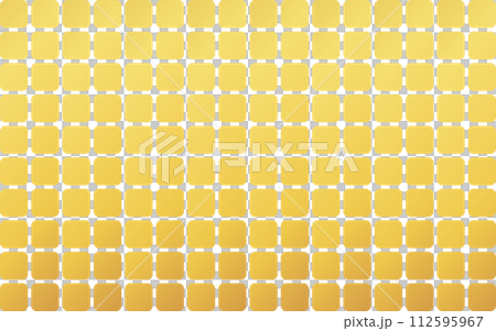 角が丸いゴールドのタイルの背景 角が丸いゴールドのタイルの背景 112595967