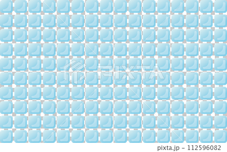 艶があって角が丸い水色のタイルの背景a 112596082