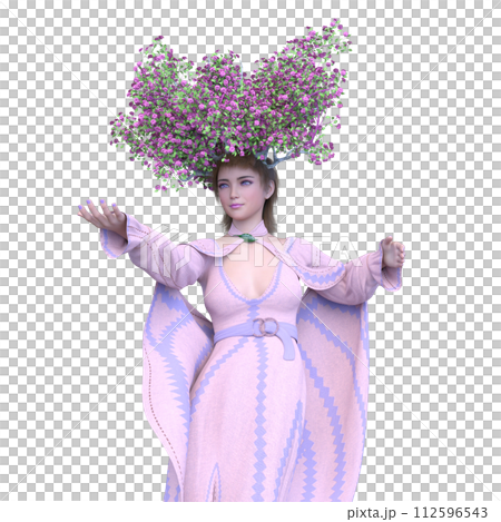 花冠を付けた妖精 112596543