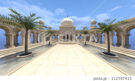 宮殿の中庭 112597413