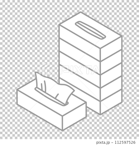 5件裝盒裝紙巾套裝（畫線） 112597526