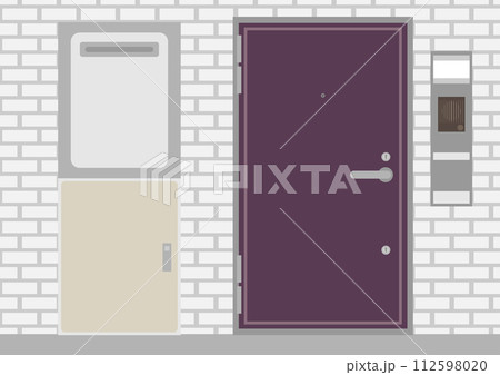 パイプスペースにある給湯器のイメージ素材 パイプスペースにある給湯器のイメージ素材 112598020