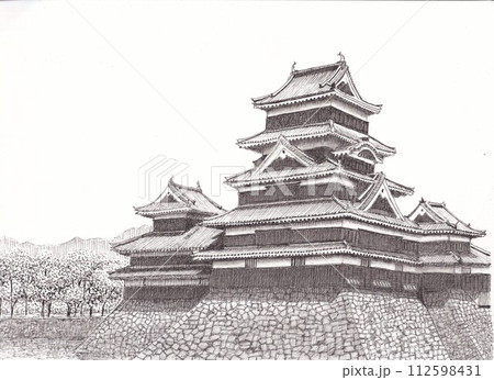国宝の城　松本城 112598431