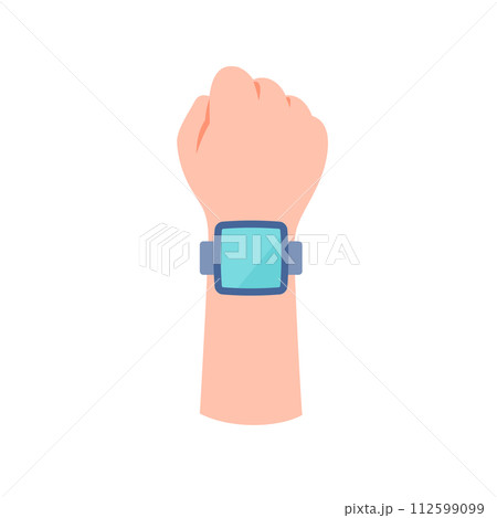 腕にスマートウォッチ　画面なし 112599099