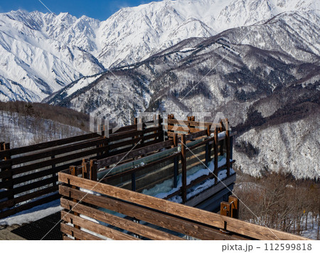 白馬岩岳スノーフィールド MOUNTAIN HARBOR 北アルプス遠望 白馬岩岳スノーフィールド MOUNTAIN HARBOR 北アルプス遠望 112599818