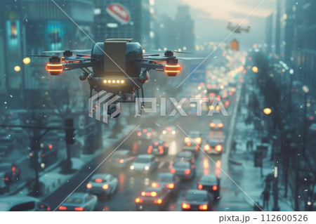 Focus a Green recycling Symbol, Elevation on the ground, background, trees, environment, 112600526