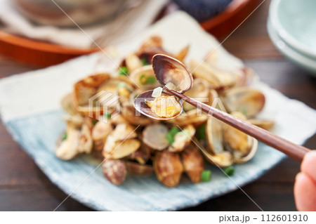 あさりの酒蒸し あさりの酒蒸し 112601910