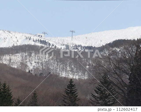 蔵王 蔵王温泉スキー場 地蔵山頂 樹氷原 樹氷 霧氷 蔵王 蔵王温泉スキー場 地蔵山頂 樹氷原 樹氷 霧氷 112602417