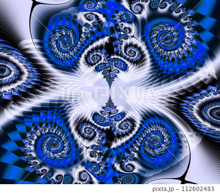 Computer generated abstract colorful fractal artwork Computer generated abstract colorful fractal artwork 112602483