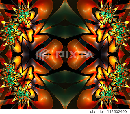 Computer generated abstract colorful fractal artwork Computer generated abstract colorful fractal artwork 112602490