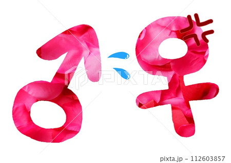 男女の喧嘩と花びら 男女の喧嘩と花びら 112603857