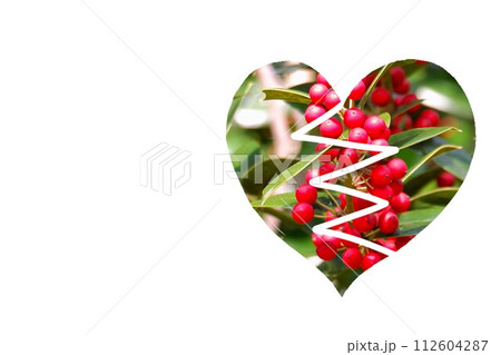 クリスマスと失恋のレター素材 112604287