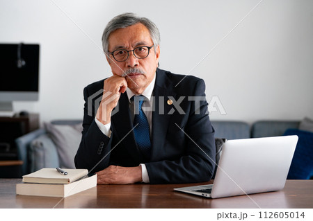 シニア弁護士　オフィス　デスクワーク 112605014