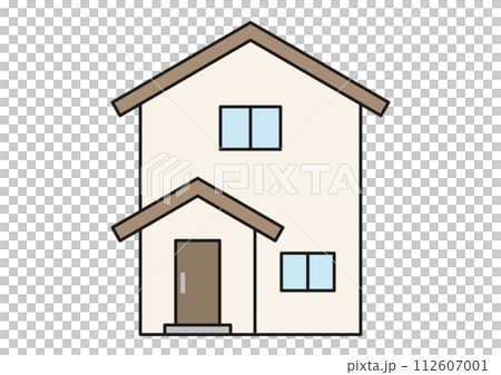 simple two-story house simple two-story house 112607001