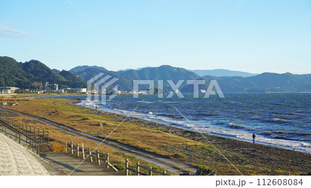 静岡県沼津市にある牛臥海岸 静岡県沼津市にある牛臥海岸 112608084