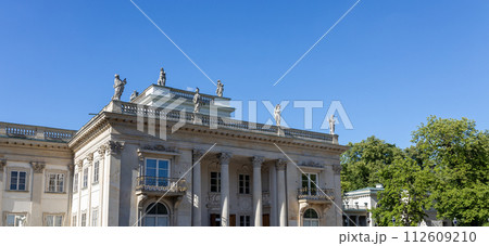 Lazienki royal palace in Warsaw, Poland. Summer time 112609210