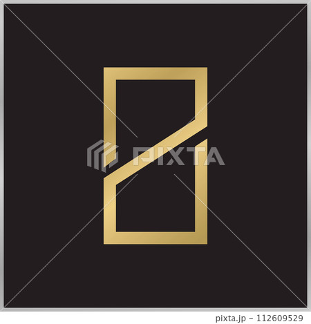 Alphabet letters Initials Monogram logo ZP, PZ 112609529