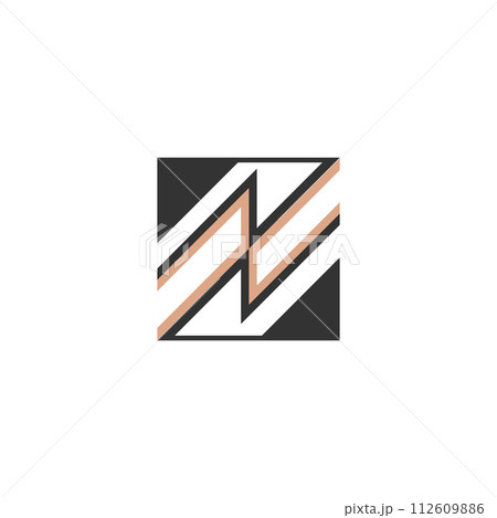 ZN or NZ logo and icon design 112609886