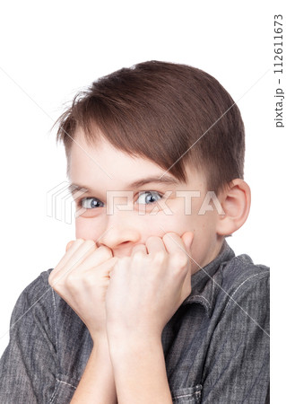 Surprised Young Boy 112611673