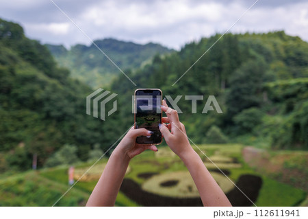 越後松代棚田群 星峠の棚田(新潟県) 越後松代棚田群 星峠の棚田(新潟県) 112611941