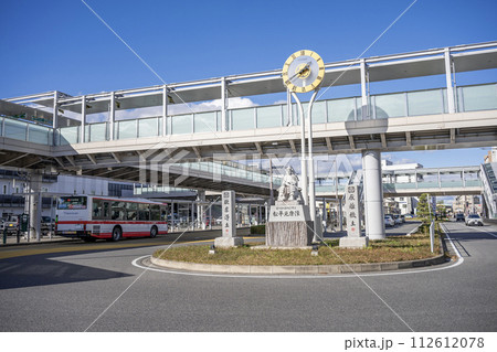 岡崎駅東口前 駅前ロータリーと歩行者デッキ 愛知県岡崎市 岡崎駅東口前 駅前ロータリーと歩行者デッキ 愛知県岡崎市 112612078