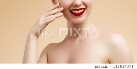 Cosmetic and Makeup. Beauty Fashion Model Woman Cosmetic and Makeup. Beauty Fashion Model Woman 112614371