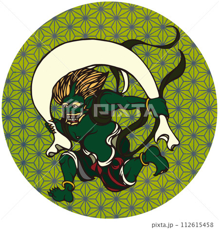 イラストタッチのアイコンにも使える風神 112615458