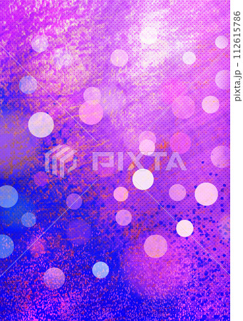 Defocused Purple bokeh vertical banner background, Modern template design suitable for Advertisements, Posters, Banners, Celebration, and various graphic design works 112615786