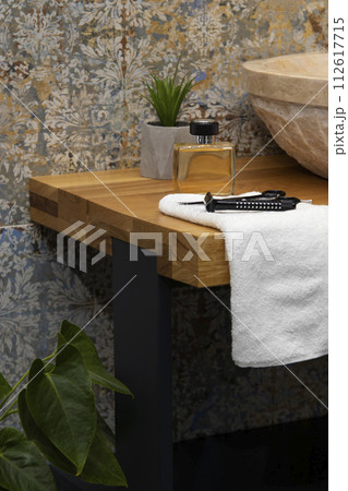 modern bathroom interior with beautiful luxury decoration 112617715